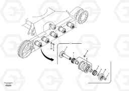 34462 Bottom roller EC55B, Volvo Construction Equipment