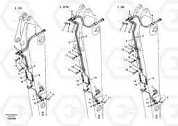 78676 Working hydraulic, slope and rotator on dipper arm EC240B SER NO INT 12641- EU & NA 80001-, Volvo Construction Equipment