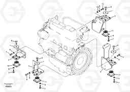 28377 Engine mount EC55B, Volvo Construction Equipment