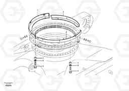 87436 Cover, Swing gear EC360B SER NO INT 12152- EU&NA 80001-, Volvo Construction Equipment