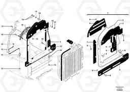 8221 Radiator installation EC25 TYPE 281, Volvo Construction Equipment