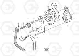 53049 Alternator with assembling details EC140B, Volvo Construction Equipment