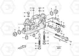 15053 Oil filter housing A30D S/N 12001 - S/N 73000 - BRA, Volvo Construction Equipment