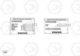 15748 Product identification plate ATTACHMENTS ATTACHMENTS WHEEL LOADERS GEN. - C, Volvo Construction Equipment