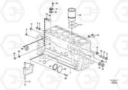36947 Cylinder block EC290B, Volvo Construction Equipment