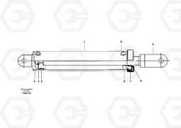 42924 Mid mount scarifier hydraulic cylinder G900 MODELS S/N 39300 -, Volvo Construction Equipment