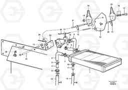 75087 Radiator and control L110E S/N 2202- SWE, 61001- USA, 70401-BRA, Volvo Construction Equipment