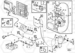 103601 Cable harness, secondary steering system. L180E HIGH-LIFT S/N 8002 - 9407, Volvo Construction Equipment