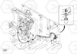 20787 Coolant filter EC290B SER NO INT 13562- EU & NA 80001-, Volvo Construction Equipment