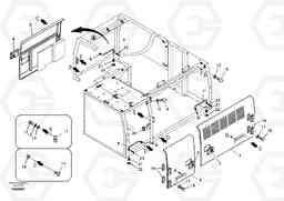 48657 Door, side EC290B SER NO INT 13562- EU & NA 80001-, Volvo Construction Equipment