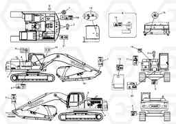 28972 Decal, outer location EC290B SER NO INT 13562- EU & NA 80001-, Volvo Construction Equipment