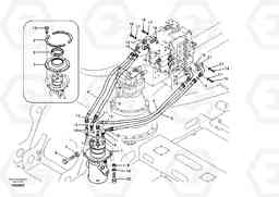 71879 Turning joint line, control valve to turning joint EC290B SER NO INT 13562- EU & NA 80001-, Volvo Construction Equipment