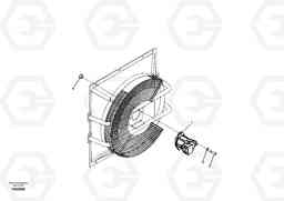 31764 Hydraulic system, oil cooling fan motor mount EC290B SER NO INT 13562- EU & NA 80001-, Volvo Construction Equipment