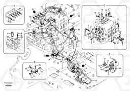 28685 Servo system, control valve piping. EC290B SER NO INT 13562- EU & NA 80001-, Volvo Construction Equipment