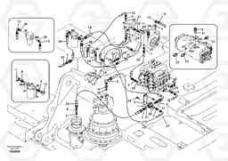 94283 Servo system, pump piping and filter mount. EC290B SER NO INT 13562- EU & NA 80001-, Volvo Construction Equipment