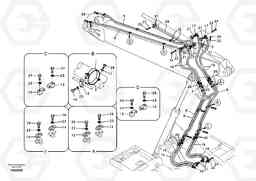 73164 Working hydraulic, dipper arm cylinder on adjustable boom EC290B SER NO INT 13562- EU & NA 80001-, Volvo Construction Equipment