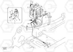 19568 Working hydraulic, quick fit on upper frame EC290B SER NO INT 13562- EU & NA 80001-, Volvo Construction Equipment