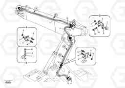 16278 Working hydraulic, quickfit on adjustable boom EC290B SER NO INT 13562- EU & NA 80001-, Volvo Construction Equipment