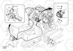 48764 Working hydraulic, slope and rotator on upper frame EC290B SER NO INT 13562- EU & NA 80001-, Volvo Construction Equipment