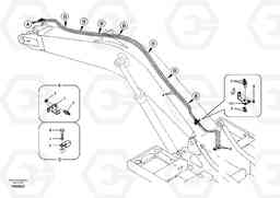 59147 Working hydraulic, slope and rotator on boom EC290B SER NO INT 13562- EU & NA 80001-, Volvo Construction Equipment