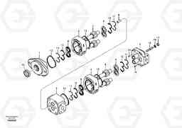 39317 Hydraulic gear pump for quickfit and rotator EC290B SER NO INT 13562- EU & NA 80001-, Volvo Construction Equipment