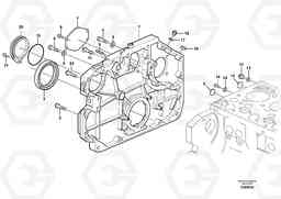 39146 Timing gear casing G700B MODELS S/N 35000 -, Volvo Construction Equipment