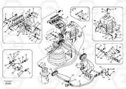 97655 Servo system, control valve to solenoid valve EC240B SER NO INT 12641- EU & NA 80001-, Volvo Construction Equipment