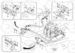 64790 Working hydraulic, hammer and shear for upper EC240B SER NO INT 12641- EU & NA 80001-, Volvo Construction Equipment