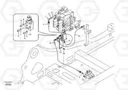 2654 Working hydraulic, quick fit on upper frame EC240B SER NO INT 12641- EU & NA 80001-, Volvo Construction Equipment