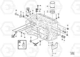 13768 Cylinder block EW140B, Volvo Construction Equipment
