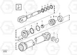 11341 Hydraulic cylinder L90E, Volvo Construction Equipment