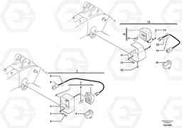 7060 Work light on boom EC35 TYPE 283, Volvo Construction Equipment