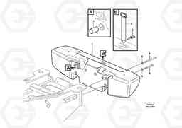 66732 Rear hitch and counterweight L350F, Volvo Construction Equipment