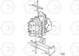 41873 Control valve with fitting parts. L350F, Volvo Construction Equipment