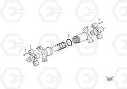 100631 Propeller shaft L330E, Volvo Construction Equipment