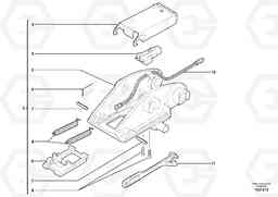 47621 Tool holder / hydraulic control ECR38 TYPE 602, Volvo Construction Equipment