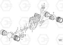 45965 Propeller shaft, mounting L350F, Volvo Construction Equipment