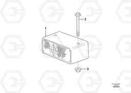 49195 Back-up warning unit L350F, Volvo Construction Equipment