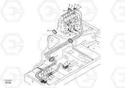 93025 Servo system, control valve to remote control valve pedal EC360B SER NO INT 12152- EU&NA 80001-, Volvo Construction Equipment