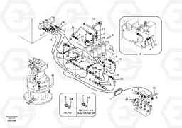 87429 Servo system, control valve piping. EC360B SER NO INT 12152- EU&NA 80001-, Volvo Construction Equipment