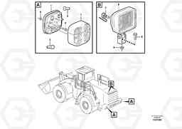 49192 Lighting, rear L350F, Volvo Construction Equipment