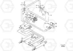 13309 Attachment tilt hydraulic circuit MC80B, Volvo Construction Equipment