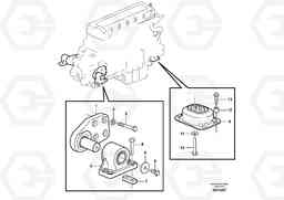 42748 Engine mounting L350F, Volvo Construction Equipment