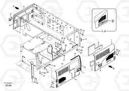 32885 Door, side EC330B SER NO INT 10713- EU&NA 80001-, Volvo Construction Equipment