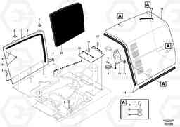 12746 Right coverage EC30 TYPE 282, Volvo Construction Equipment