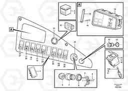 100466 Instrument panel, right T450D, Volvo Construction Equipment