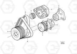 16326 Belt transmission L180E HIGH-LIFT S/N 5004 - 7398, Volvo Construction Equipment