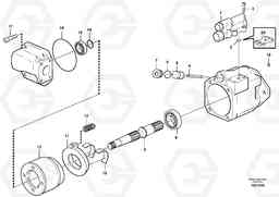84494 Hydraulic pump A40D, Volvo Construction Equipment
