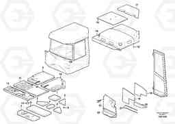 18106 Upholstery and insulation, floor, door and roof T450D, Volvo Construction Equipment