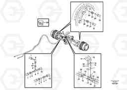 9319 Brake cooling system, axles T450D, Volvo Construction Equipment